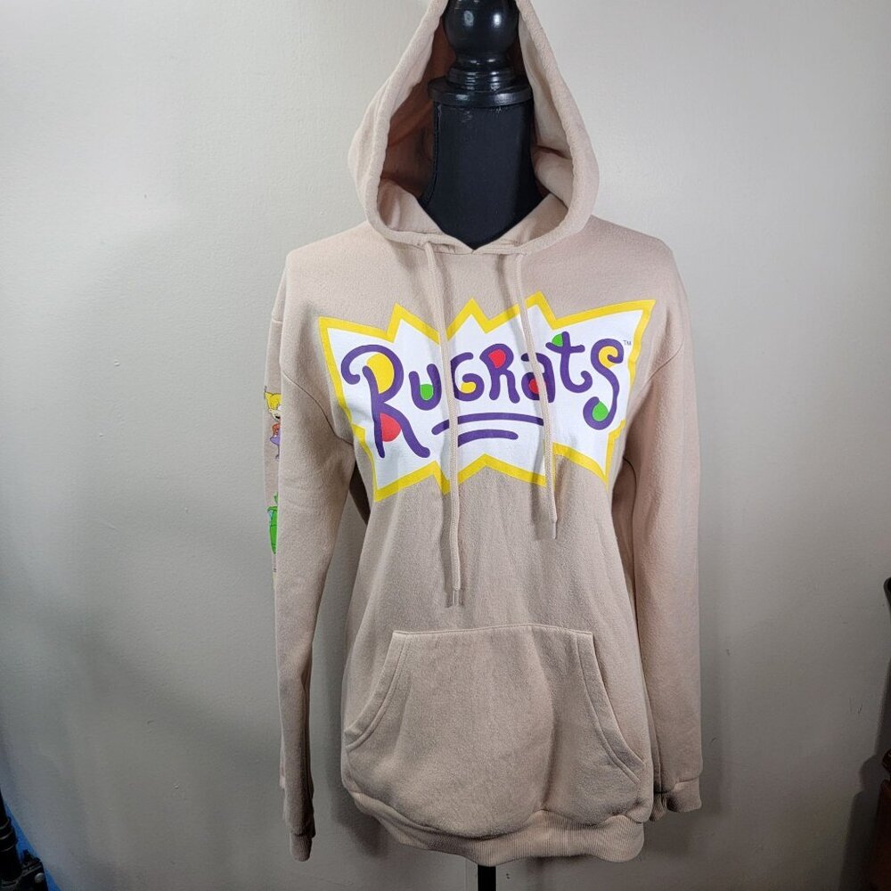 Nickelodeon Womens S Rugrats Pullover Hoodie Sweatshirt 90s 2000s Retro Casual